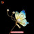 Elegant Silk Velvet Thousand Li of Rivers and Mountains (Butterfly) Brooch Ronghua Style Handmade Art Jewelry #101