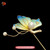 Elegant Silk Velvet Thousand Li of Rivers and Mountains (Butterfly) Brooch Ronghua Style Handmade Art Jewelry #101