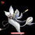 Elegant Lotus Flower Thread Art Brooch Hand Coiled Chan Hua Style Handmade #104