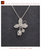 100% Handcrafted Miao Hmong Pure Silver Pendant 999 Filigree Necklace Without Chain For Women Authentic Flower Design Vintage Boho Style - Fair Trade #107