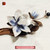 Silk Velvet Ink Black Magnolia Hairpin Ronghua Style Handmade #116
