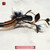 Silk Velvet Ink Black Magnolia Hairpin Ronghua Style Handmade #116