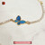 Peacock Feather Dian Cui Style Bracelet Handmade Heritage Art Jewelry #102