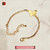 Peacock Feather Dian Cui Style Bracelet Handmade Heritage Art Jewelry #102