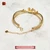 Peacock Feather Dian Cui Style Bracelet Handmade Heritage Art Jewelry #103