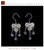 Tribal Silver Earrings Chinese Ethnic Hmong Miao Jewelry #322 Uniquely Handmade Tribal Silver Earrings Chinese Ethnic Hmong Miao Jewelry #322 Uniquely Handmade