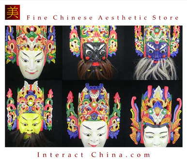 Painted masks inspired by Chinese Opera – Arte a Scuola