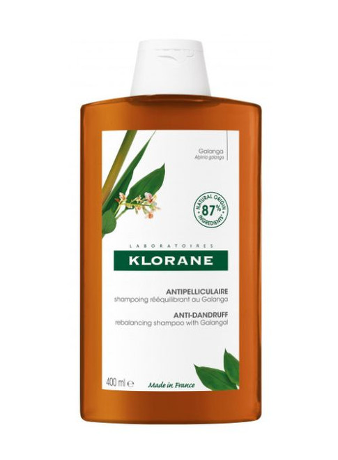 CHAMPU ANTICASPA KLORANE GALANGA 400ML