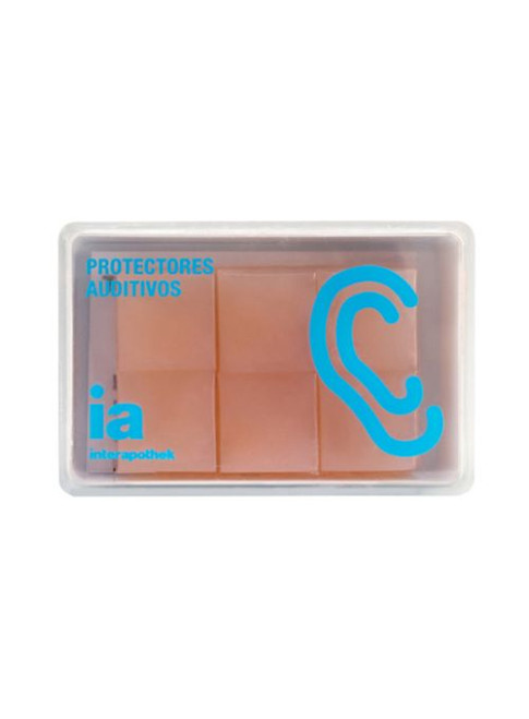 TAPONES DE OIDO INTERAPOTHEK SILICONA MOLDEABLE (RUIDO) 6UDS