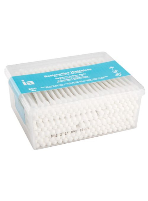 BASTONCILLOS HIGIENICOS INTERAPOTHEK 200UDS