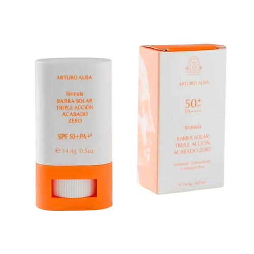 PROTECTOR SOLAR EN BARRA TRIPLE ACCION ARTURO ALBA BARRA SPF 50+ PA++++ 14,4G