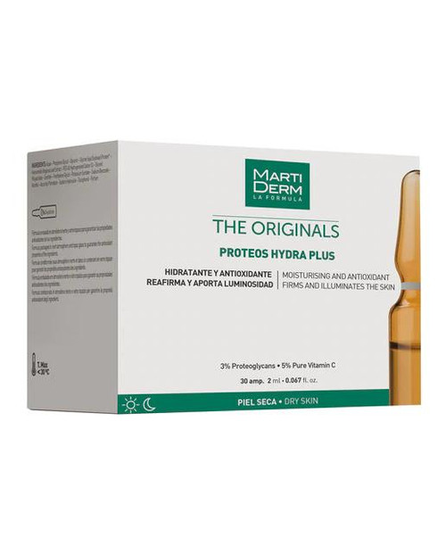 AMPOLLAS HIDRATANTES PIEL SECA MARTIDERM PROTEOS HYDRA PLUS 30 AMP.