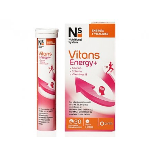 COMPLEMENTO VITAMINICO VITANS ENERGY+ 20 COMPRIMIDOS ESFERVESCENTES