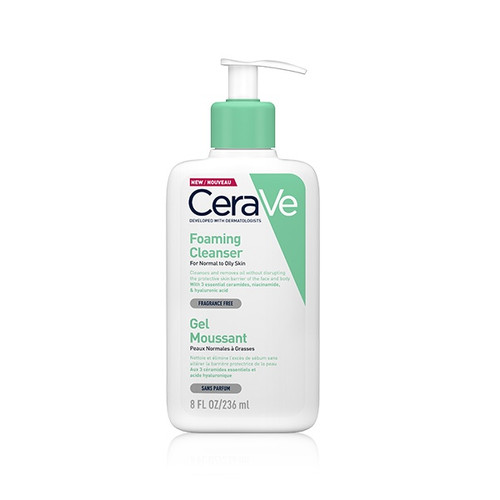 GEL LIMPIADOR ESPUMOSO CERAVE 1L