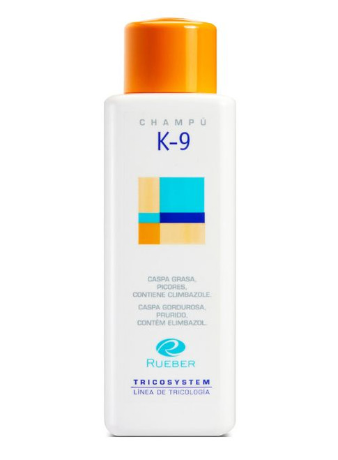 CHAMPU CASPA GRASA Y PICORES RUEBER K-9 400ML