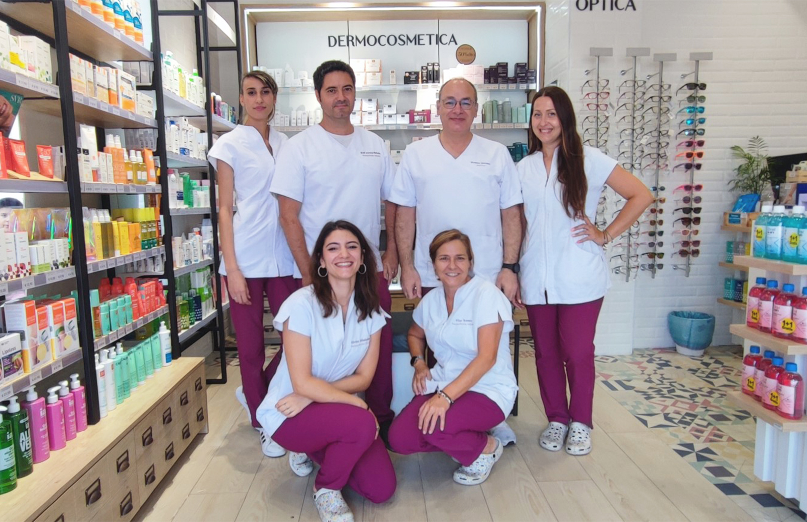 Equipo de la Farmacia Serrano en Elche, Alicante
