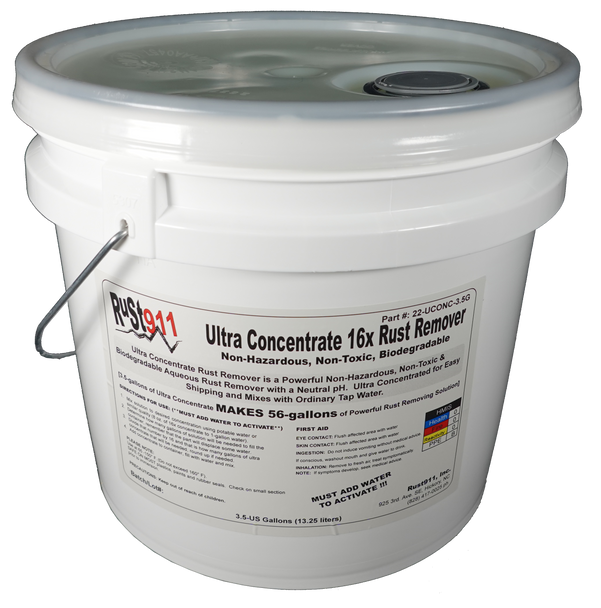 3.5-Gallon Pail 16x Ultra Concentrated Rust Remover MAKES 56 gallons