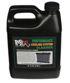 Rust911 Performance Radiator Cleaner and Flush.  Powerful non-hazardous, non-toxic and biodegradable cleaner that does ot harm plastics, paints and rubbers.

Safely cleans steel, cast iron, copper and other surfaces inside of your cooling system.