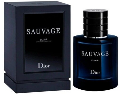 Sauvage Elixir rewrites the rules of men's perfume by pushing the boundaries of extreme concentration. Stretched to their limits, the citrus, wood and spice notes of the fragrance express an exuberance that results in the unexpected signature trail of Dior Sauvage Elixir. At Dior. A unique and extreme concentration by Dior, this men's fragrance amplifies the essence of Sauvage by balancing the perfume's iconic freshness with an unexpected and surprising trail that vibrates with notes of Grapefruit, organic AOP Lavender, Spices and rich Woods. 
2oz Eau de Parfum