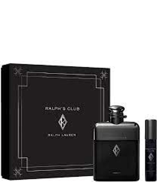 Come together at Ralph's Club where icons of style and culture meet. Introducing a new level of intensity, Ralph's Club Parfum, a highly concentrated men's fragrance for the true maverick of style. This masculine scent takes on a new expression that combines rich, woody notes and bold, spicy facets.

Gift Set Includes:
3.4-oz. Ralph's Club Parfum Spray
0.3-oz. Ralph's Club Parum Travel Spray
Fragrance Family: Woody
Top Notes: Lavandin Oil, Apple Accord, Grapefruit Oil
Middle Notes: Clary Sage Oil, Geranium Oil, Orange Blossom Absolute
Base Notes: Virginia Cedarwood, Vetiver Oil, Patchouli Oil, Cashmeran