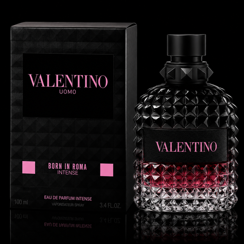 Uomo Born in Roma Intense by Valentino, Eau de Parfum 3.4oz