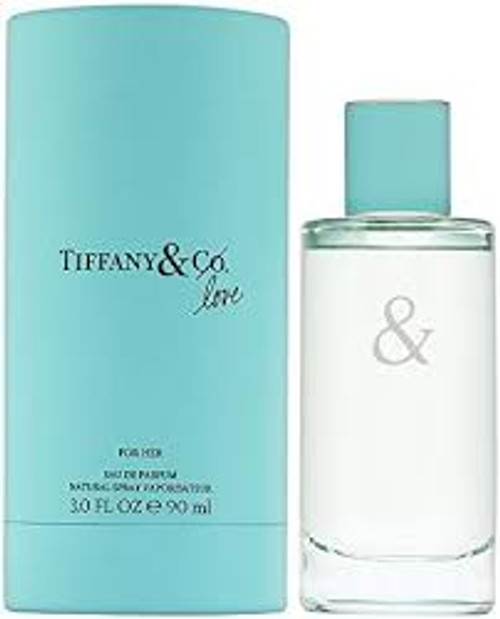 Tiffany & Love Eau de Parfum For Her by Tiffany & Co. is a tribute to modern love. A floral, woody scent.

Fragrance Scent

Floral Woody
Notes

Top - blue basil, blackcurrant, grapefruit
Middle - neroli, jasmine, tuberose flower
Base - blue sequoia, vetiver, cedarwood
Tiffany & Love by Tiffany & Co. Eau de Parfum, 3oz