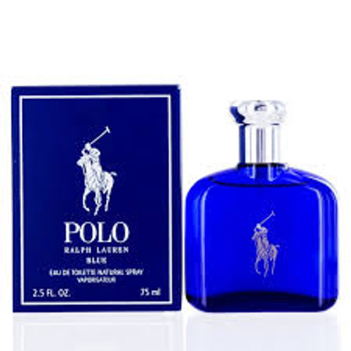 Ralph Lauren Polo Blue Eau de Toilette is a bold and zesty men's perfume with notes of tangerine, pepper, cucumber, warm geranium, and woody oak cologne.

A casual and clean aquatic perfume for men, Ralph Lauren Polo Blue Eau de Toilette celebrates the spirit of the man who throws caution to the wind and sets his course for adventure.
The refreshing and vibrant composition begins with an invigorating blend of light, zesty top notes: tangerine, melon, cucumber and pepper.
Unfolding to reveal a warm and sunny geranium mid-note, the fresh perfume lingers with the crisp masculine essence of basil, suede, sage, patchouli and oak.
Fragrance Family

Fresh Aquatic
Key Notes

Top - Tangerine, Melon, Cucumber, Pepper
Middle - Geranium
Base - Basil, Suede, Sage, Patchouli, Oak
Polo Blue by Ralph Lauren, Eau de Toilette 2.5oz