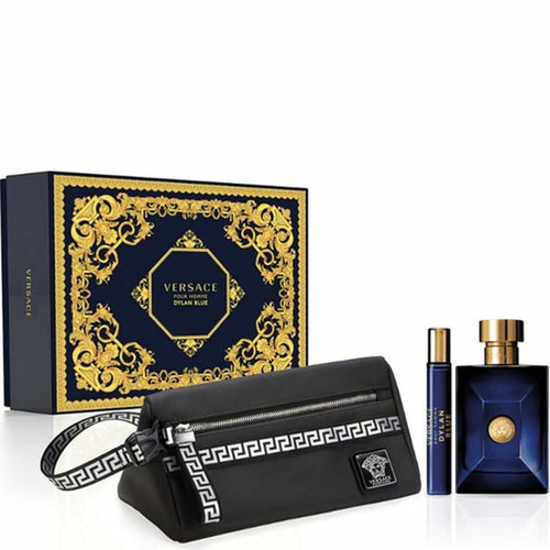 In late July 2016, Versace launches Dylan Blue, a new fragrance from the Versace Pour Homme collection under the license of Euroitalia, which includes the original from 2008 and the Oud Noir edition from 2013. Its aromatic, woody - fougere composition with fresh aquatic notes, Calabrian bergamot, grapefruit and fig leaves at the top, develops with a heart of violet leaf, papyrus wood, organic patchouli, black pepper and ambrox. Mineral musks, tonka bean, incense and saffron wrap the composition up and give it a fougere vibe. Versace Pour Homme Dylan Blue Eau De Toilette Spray For Men 3.4oz, Travel Roll On 0.33oz, Versace Black Trousse.
