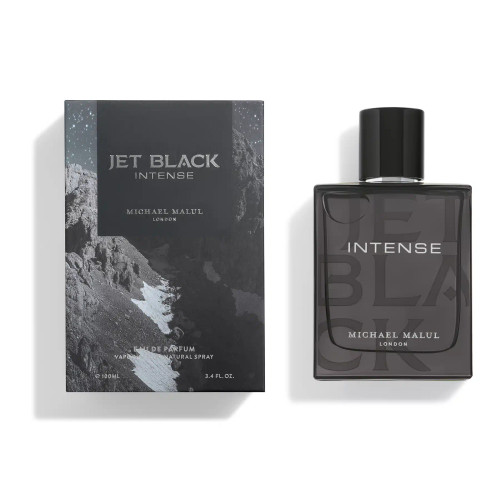 Jet Black Intense is seductive and magnetic. It’s 1 am at the club when this gentleman struts in and all you can think is: who is that tall drink of water? His sharp and handsome facial features become more visible as he walks into the VIP section, greeting each table, Johnnie Walker Black Label Whiskey in his right hand. You don’t quite catch him before he disappears into the crowd, but his scent lingers…leaving you wanting more.

Fresh opening notes of crisp apple, elemi and wild mint arouse curiosity before mixing with lavender, clary sage, and juniper. Warm, heady notes of patchouli, vetiver root, and suede open at the base…oozing sensuality.

FRAGRANCE NOTES
Top Notes: Crisp Apple, Elemi, Wild Mint Mid Notes: Lavender, Clary Sage, Juniper Base Notes: Patchouli, Vetiver Root, Suede

THE NOSE BEHIND THE SCENT
Clément Gavarry
Size: 3.4 fl oz
