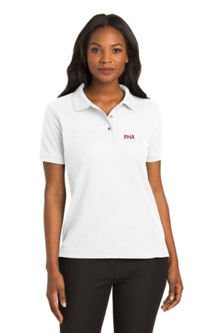 PHA Ladies Unifrom Short Sleeve Shirt - White