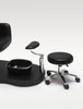 Belava Grace pedicure chair with corte nail technician stool