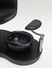 Close-up of Belava TRIO pedicure bowl on Grace pedicure chair platform