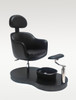 Belava Grace pedicure chair with pedicure bowl positioned in front