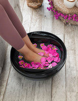 Safe foot soak with TRIO pedicure bowl by Belava