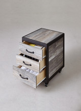 Elora Pedicure Supply Cart with 3 Drawers