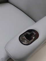 Belava Element Chair has a recliner mechanism on arm rest