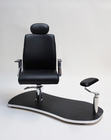 Pedi Rock Chair swivels for easy client accress