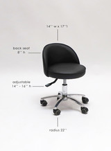 Specification for Spalda nail technician stool by Belava