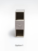 Cabinet towers for pedicure supplies