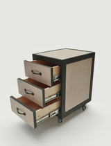 Supply Cart with 3 Drawers in Old Style Oatmeal Cookie by Belava