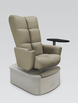 Compact Impact chair with closed drawer