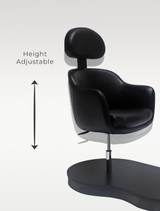 Belava Grace pedicure chair adjustable seat height feature