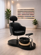 Modern Belava Grace pedicure chair in nail salon