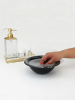 Manicure bowl in black by Belava