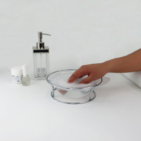 Metal Stand with 20 Disposable Liners for Manicure