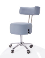 Custom upholstered Nail Salon Stools by Belava