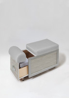 Elora Pedicure Dolly / Portable Pedicure Cart with Adjustable Foot Rest