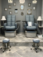 Impact Chair with Plumbing by Belava in a salon setting