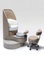 Eclipse Pedicure Chair by Belava with Performer Stool