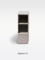 Cabinet towers for pedicure supplies